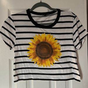 2 Cropped Urban Outfitters Daisy tee’s size S